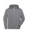 Unisex Workwear Half-Zip Hoody OCS Blended & RCS Light-melange 10447