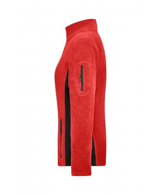 Ladies Ladies' Workwear Fleece Jacket - STRONG - Red/black 8313