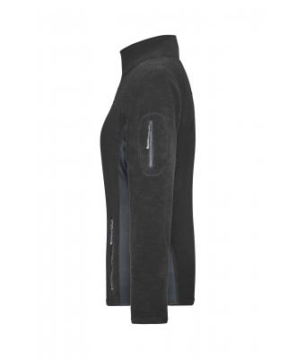 Damen Ladies' Workwear Fleece Jacket - STRONG - Black/carbon 8313