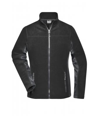 Damen Ladies' Workwear Fleece Jacket - STRONG - Black/carbon 8313