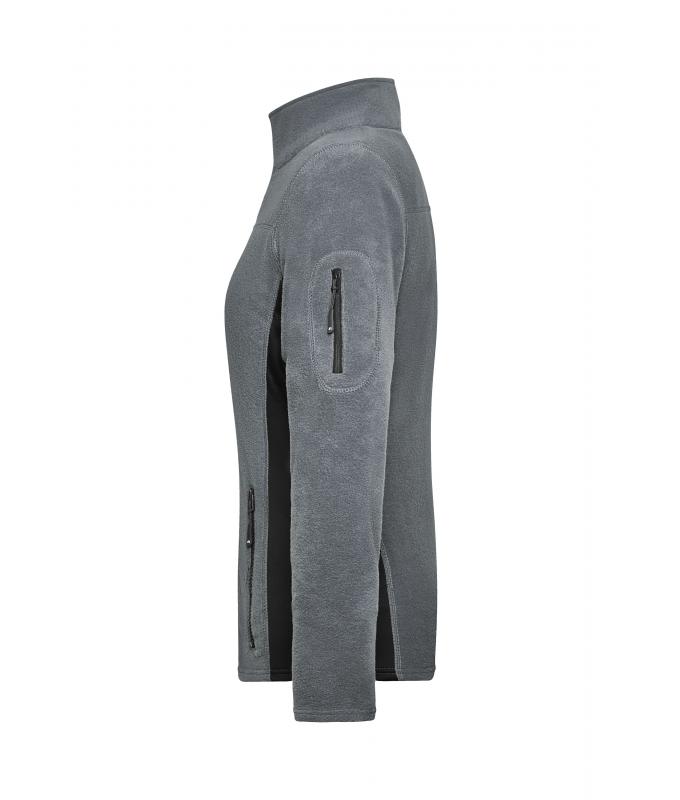 Damen Ladies' Workwear Fleece Jacket - STRONG - Carbon/black 8313