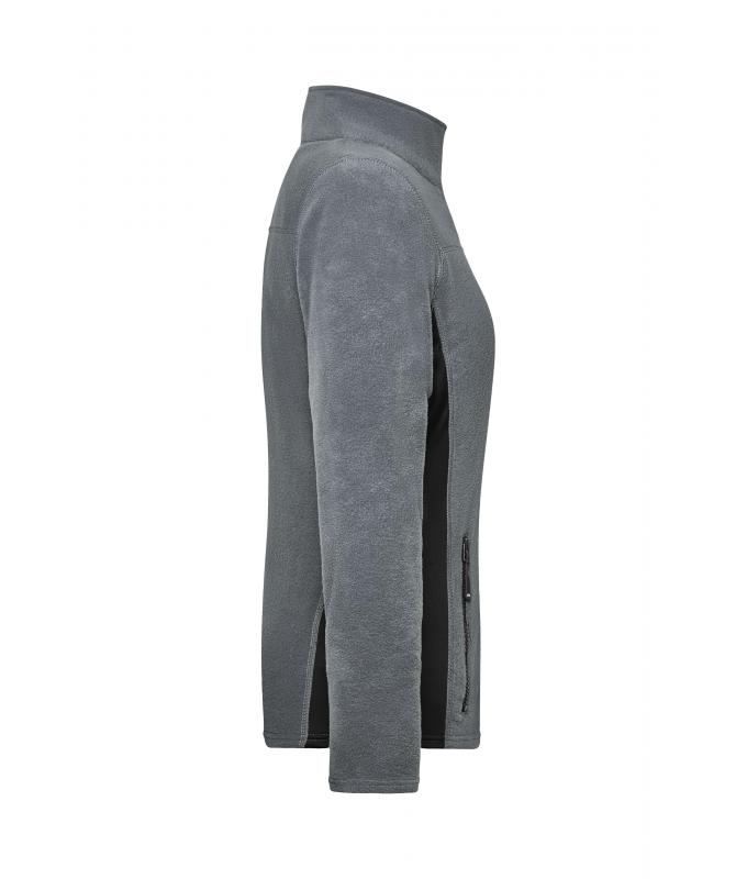 Damen Ladies' Workwear Fleece Jacket - STRONG - Carbon/black 8313