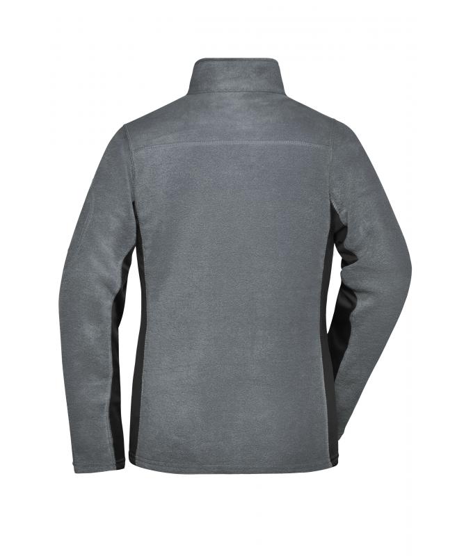 Damen Ladies' Workwear Fleece Jacket - STRONG - Carbon/black 8313