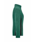 Damen Ladies' Workwear Fleece Jacket - STRONG - Dark-green/black 8313
