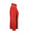 Damen Ladies' Workwear Fleece Jacket - STRONG - Red/black 8313