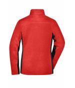 Damen Ladies' Workwear Fleece Jacket - STRONG - Red/black 8313