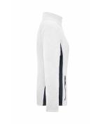 Damen Ladies' Workwear Fleece Jacket - STRONG - White/carbon 8313