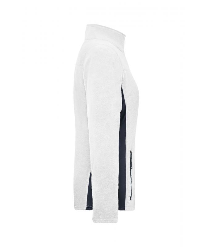Damen Ladies' Workwear Fleece Jacket - STRONG - White/carbon 8313
