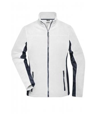 Damen Ladies' Workwear Fleece Jacket - STRONG - White/carbon 8313