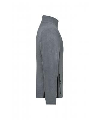 Men Men's Workwear Fleece Jacket - STRONG - Carbon/black 8314