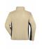 Men Men's Workwear Fleece Jacket - STRONG - Stone/black 8314