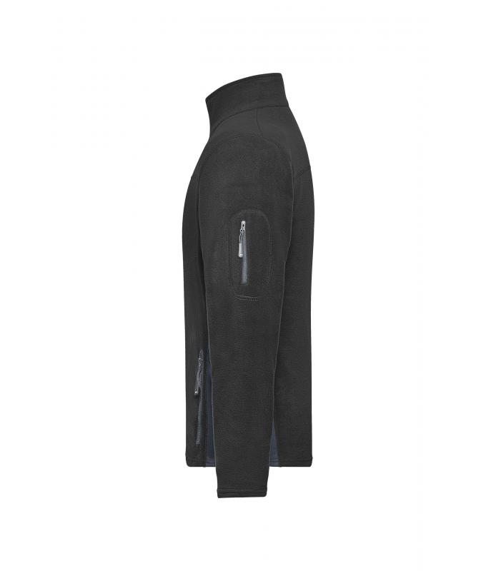 Herren Men's Workwear Fleece Jacket - STRONG - Black/carbon 8314