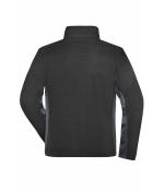 Herren Men's Workwear Fleece Jacket - STRONG - Black/carbon 8314