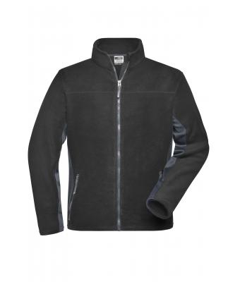 Herren Men's Workwear Fleece Jacket - STRONG - Black/carbon 8314