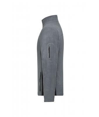 Herren Men's Workwear Fleece Jacket - STRONG - Carbon/black 8314