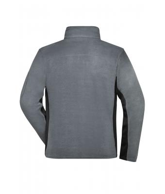 Herren Men's Workwear Fleece Jacket - STRONG - Carbon/black 8314