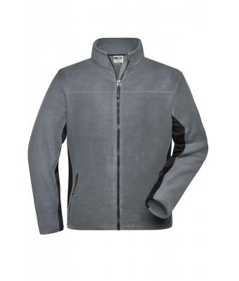 Herren Men's Workwear Fleece Jacket - STRONG - Carbon/black 8314