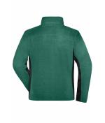 Herren Men's Workwear Fleece Jacket - STRONG - Dark-green/black 8314