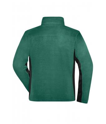 Herren Men's Workwear Fleece Jacket - STRONG - Dark-green/black 8314