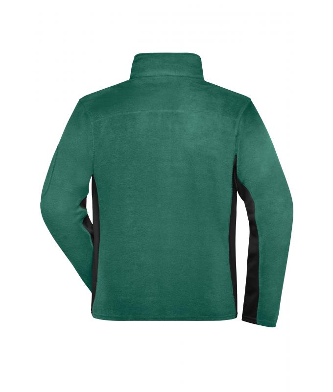 Herren Men's Workwear Fleece Jacket - STRONG - Dark-green/black 8314