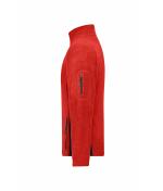 Herren Men's Workwear Fleece Jacket - STRONG - Red/black 8314