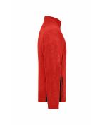 Herren Men's Workwear Fleece Jacket - STRONG - Red/black 8314