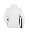 Herren Men's Workwear Fleece Jacket - STRONG - White/carbon 8314