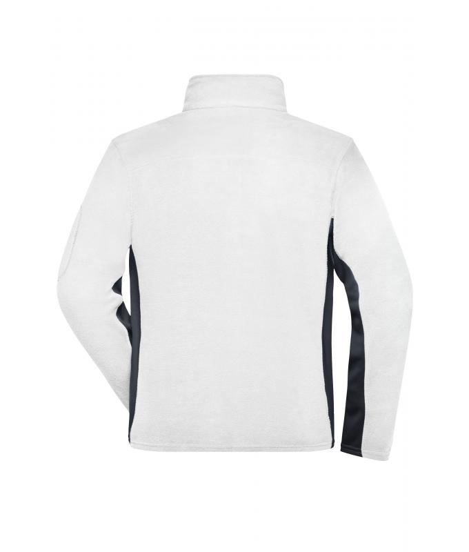 Herren Men's Workwear Fleece Jacket - STRONG - White/carbon 8314