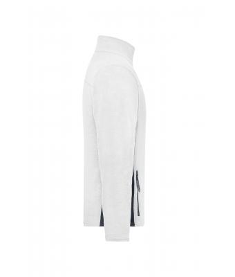 Men Men's Workwear Fleece Jacket - STRONG - White/carbon 8314
