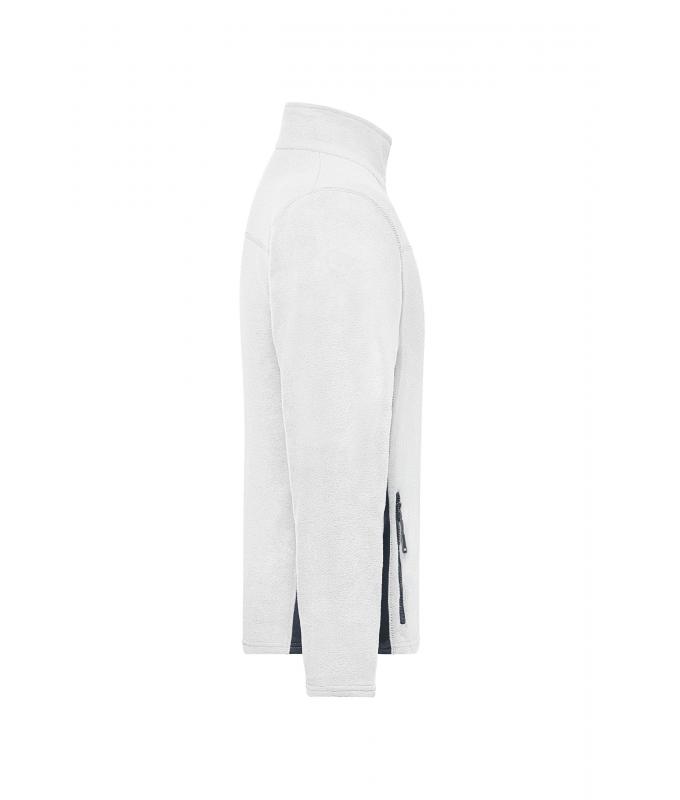 Men Men's Workwear Fleece Jacket - STRONG - White/carbon 8314