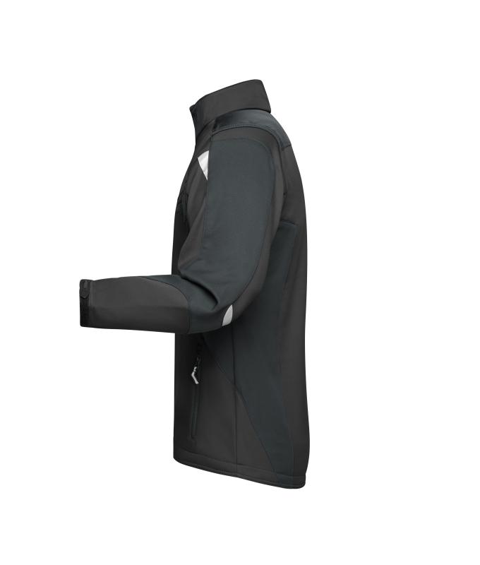 Unisex Workwear Softshell Jacket - STRONG - Black/black 8308