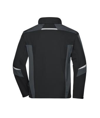 Unisex Workwear Softshell Jacket - STRONG - Black/carbon 8308