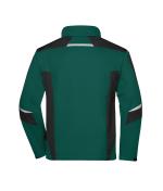 Unisex Workwear Softshell Jacket - STRONG - Dark-green/black 8308