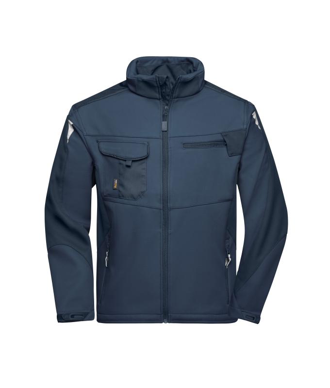 Unisex Workwear Softshell Jacket - STRONG - Navy/navy 8308