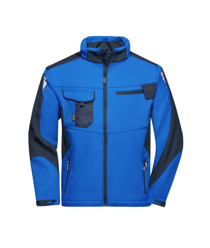 Unisex Workwear Softshell Jacket - STRONG - Royal/navy 8308