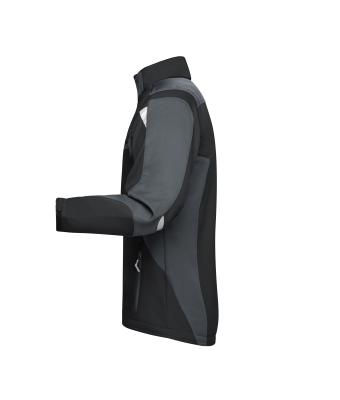 Unisex Workwear Softshell Jacket - STRONG - Black/carbon 8308
