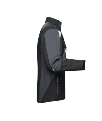 Unisex Workwear Softshell Jacket - STRONG - Black/carbon 8308