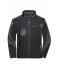 Unisex Workwear Softshell Jacket - STRONG - Black/carbon 8308