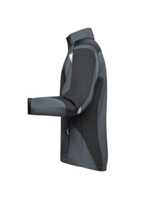 Unisex Workwear Softshell Jacket - STRONG - Carbon/black 8308
