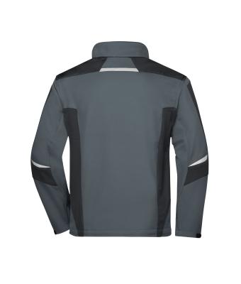 Unisex Workwear Softshell Jacket - STRONG - Carbon/black 8308