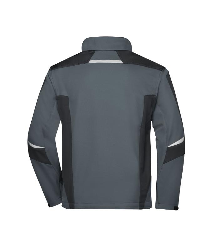 Unisex Workwear Softshell Jacket - STRONG - Carbon/black 8308