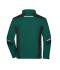 Unisex Workwear Softshell Jacket - STRONG - Dark-green/black 8308