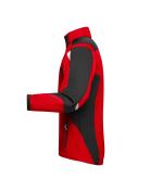 Unisex Workwear Softshell Jacket - STRONG - Red/black 8308