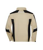 Unisex Workwear Softshell Jacket - STRONG - Stone/black 8308