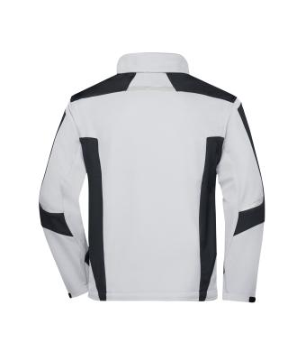 Unisex Workwear Softshell Jacket - STRONG - White/carbon 8308