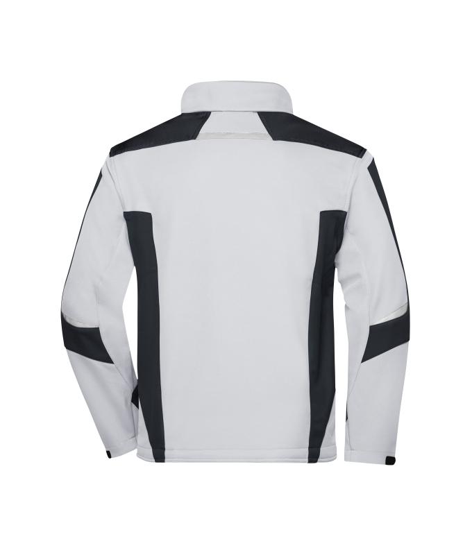 Unisex Workwear Softshell Jacket - STRONG - White/carbon 8308