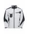 Unisex Workwear Softshell Jacket - STRONG - White/carbon 8308