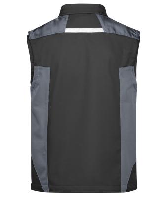 Unisex Workwear Softshell Vest - STRONG - Black/carbon 8309