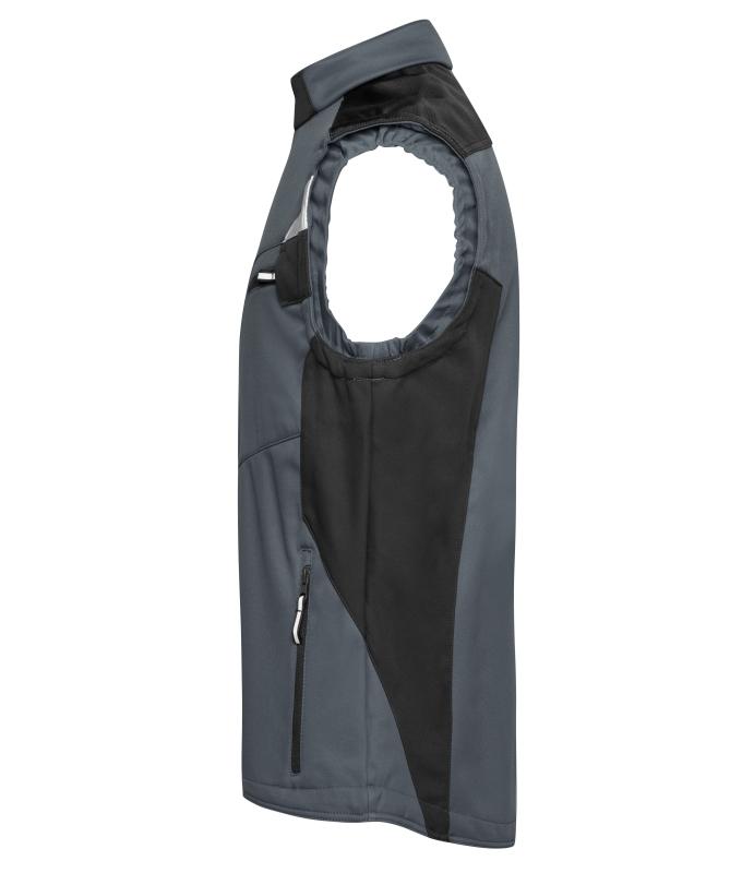 Unisex Workwear Softshell Vest - STRONG - Carbon/black 8309