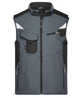 Unisex Workwear Softshell Vest - STRONG - Carbon/black 8309
